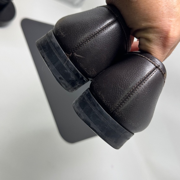 Salvatore Ferragamo Adam Brown Hickory Pebble Leather Loafer Size US 8 - Picture 7 of 13